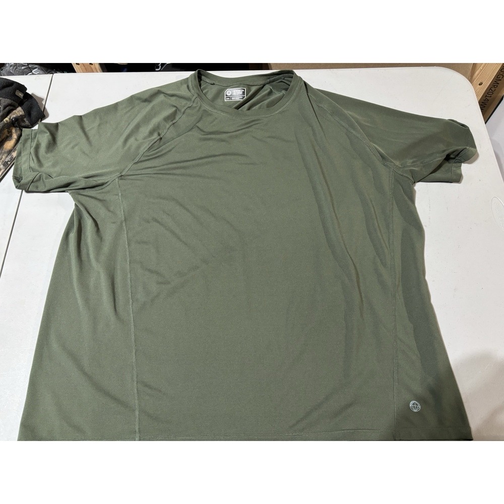 Mondetta Outdoor Project Mens Athletic T-Shirt Size XXL Green Short Sleeve